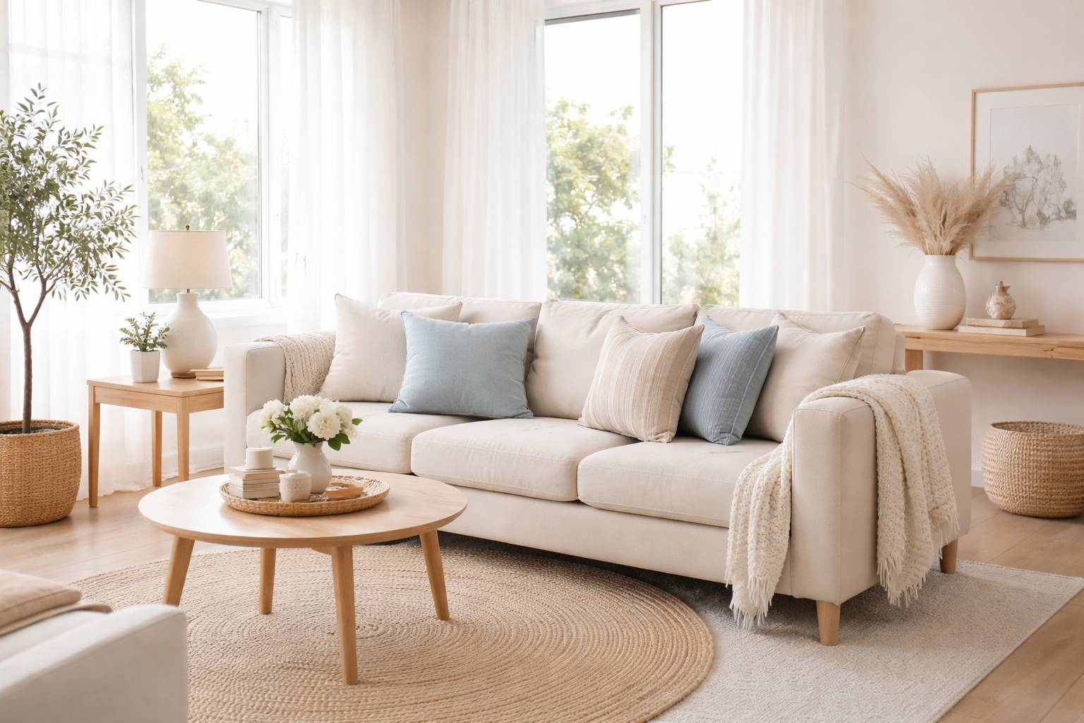 Cojines y mantas para renovar tu sofá: cómo combinarlos según el estilo del salón