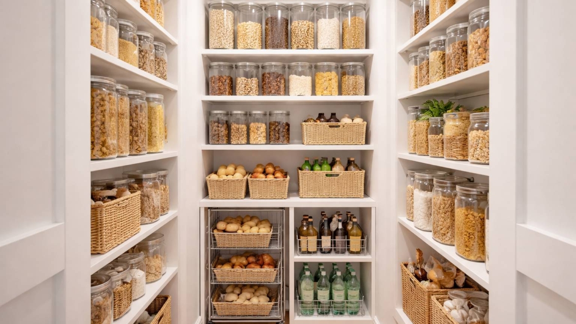 Cómo organizar una despensa pequeña: sistemas de almacenaje y accesorios recomendados