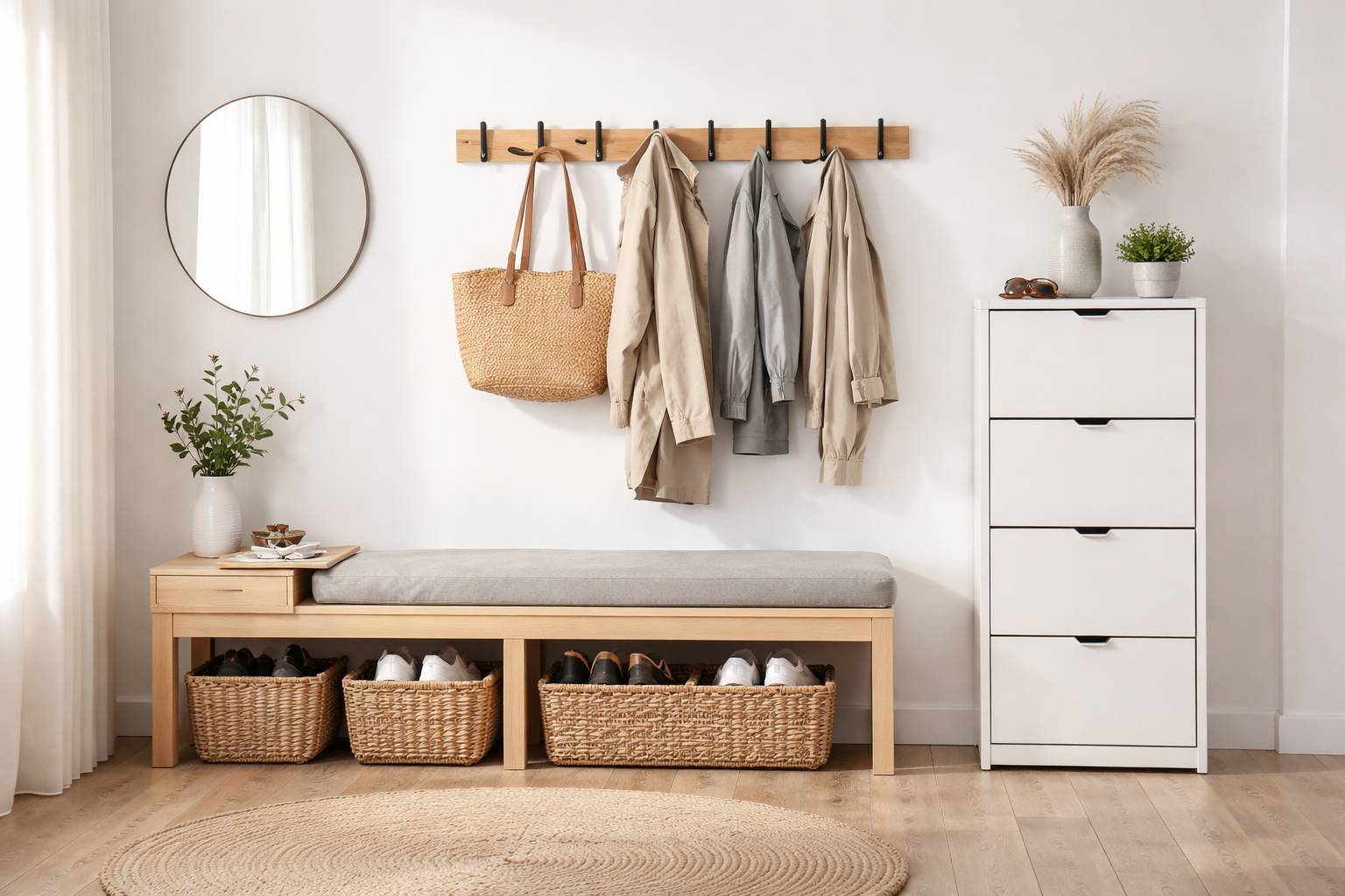 Soluciones para guardar zapatos en el recibidor: zapateros, bancos y alternativas creativas
